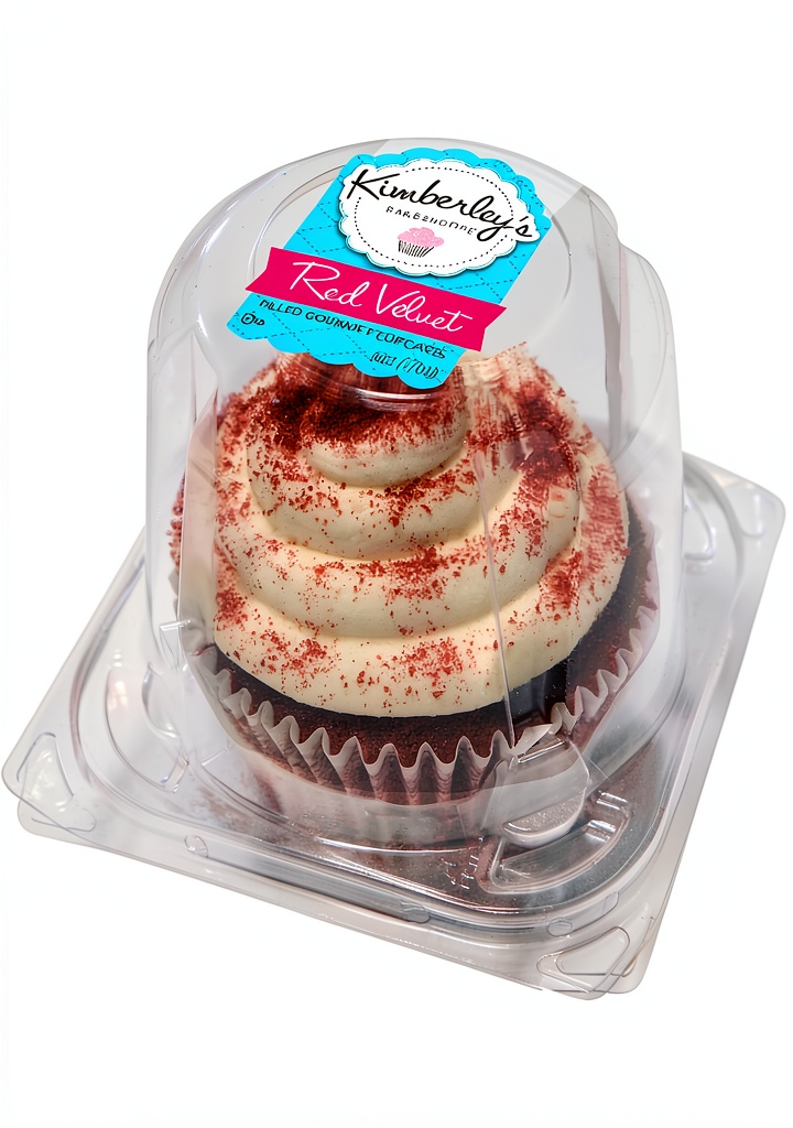 Give Go frozen cupcakes displayed in packaging with clear labeling