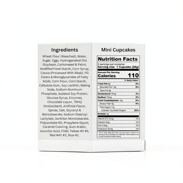 Sterns Bakery Mini Sprinkle Cupcakes Kosher Nut Free-1