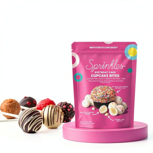 Sprinkles Birthday Cake Bites Frosting Coated Snack-3